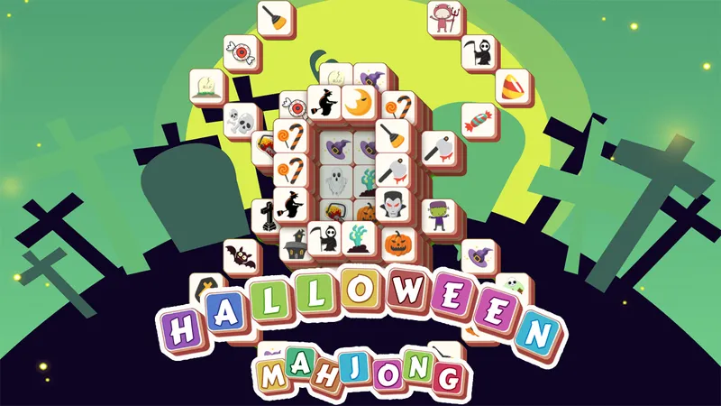 Halloween Mahjong Tiles