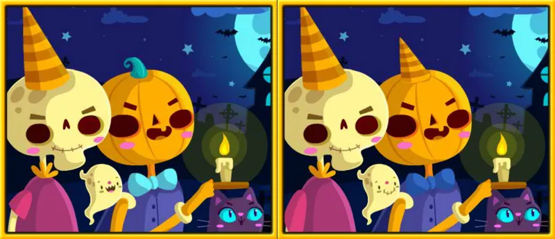 Find Differences Halloween