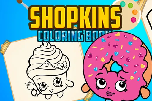 Shopkins Coloring Book