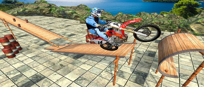 3D Crazy Imposible Tricky BMM Bike Racing Stunt