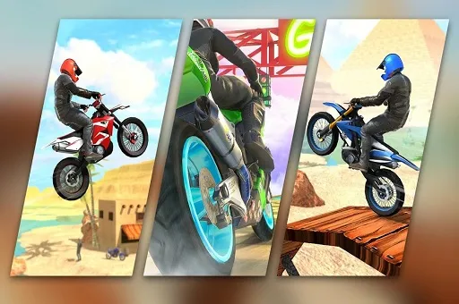 3D Crazy Imposible Tricky BMM Bike Racing Stunt