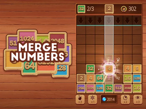 Merge Numbers Wooden edition