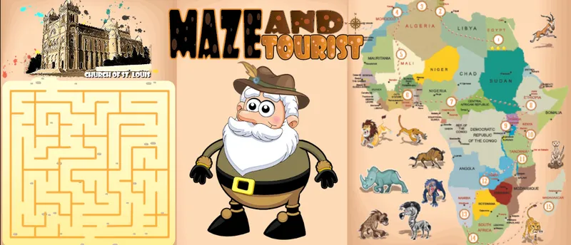 Maze And Tourist
