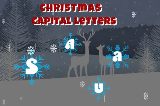 Christmas Capital Letters