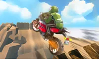 Cartoon Moto Stunt