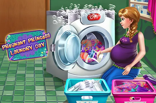 Pregnant Princess Laundry Day