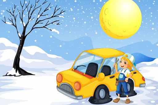 Snow Cars Jigsaw