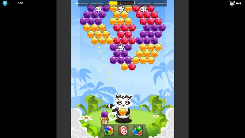 Bubble Shooter Raccoon