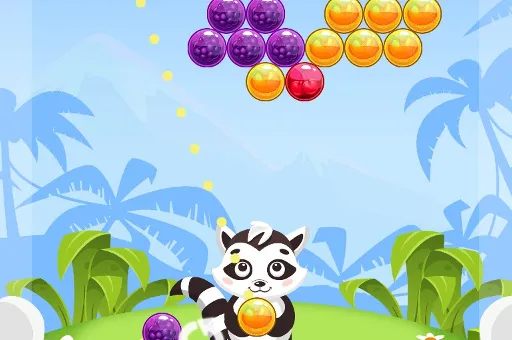 Bubble Shooter Raccoon