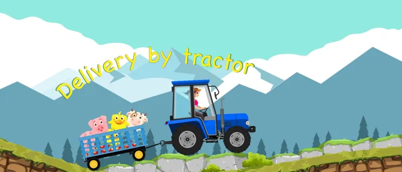 Delivery by tractor