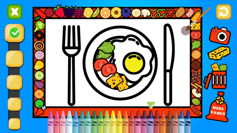 Color and Decorate Dinner Plate