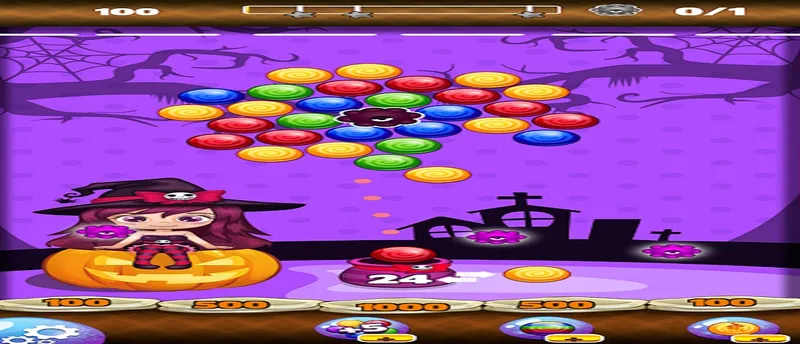 Sweet Helloween Bubble Shooter Game