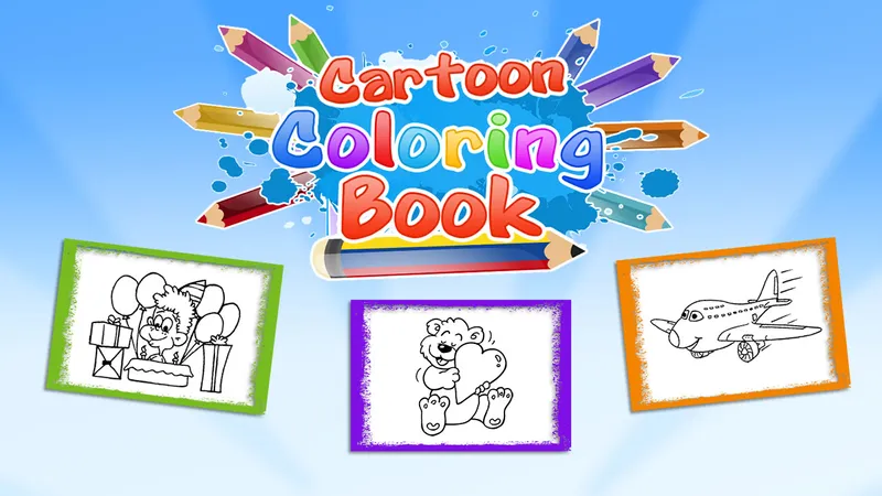 Cartoon Coloring Book