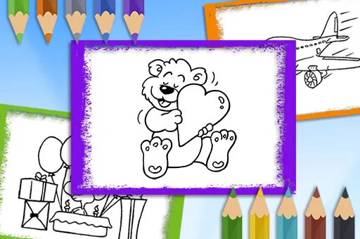 Cartoon Coloring Book