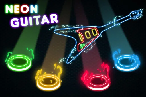 Neon Guitar