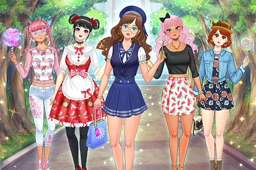 High School Anime Dress Up