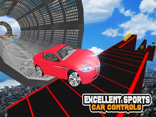 Mega Car Ramp Impossible Stunt Game