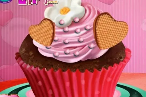 First Date Love Cupcake