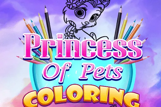 Princess Of Pets Coloring