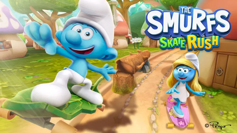 The Smurfs Skate Rush