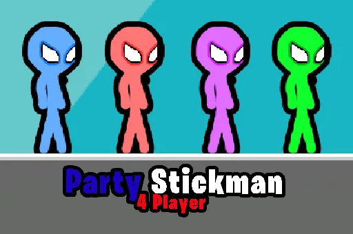 Party Stickman 4 Player