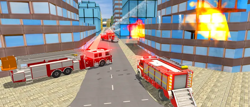 Fire City Truck Rescue Driving Simulator