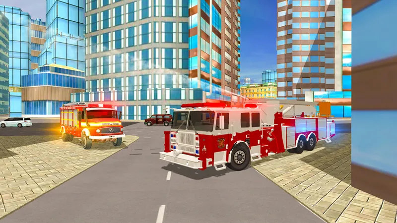 Fire City Truck Rescue Driving Simulator