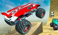 Mega Ramp Monster Truck Race