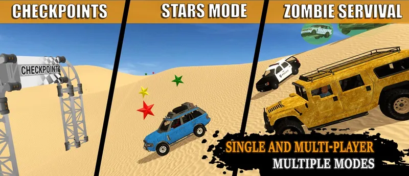 Multiplayer 4x4 offroad drive