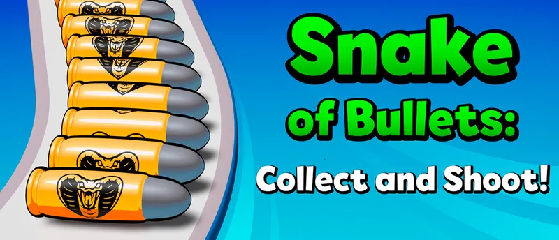 Snake of Bullets Collect and Shoot!