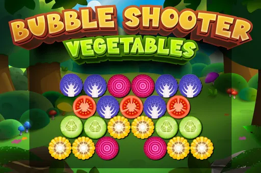 Bubble Shooter Vegetables