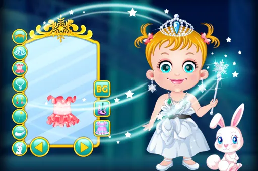 Baby Hazel Ice Princess Dressup