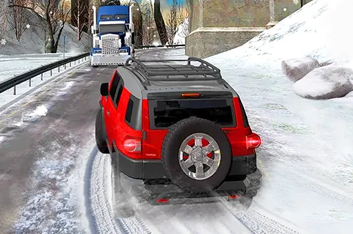 Heavy Jeep Winter Driving