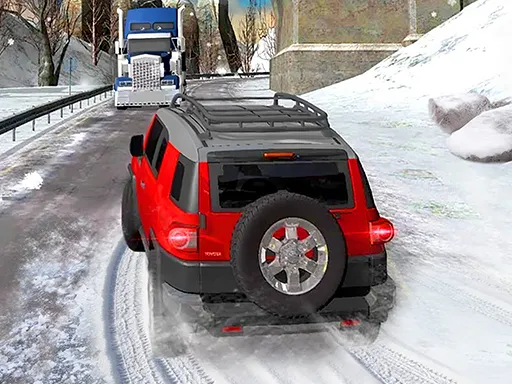 Heavy Jeep Winter Driving