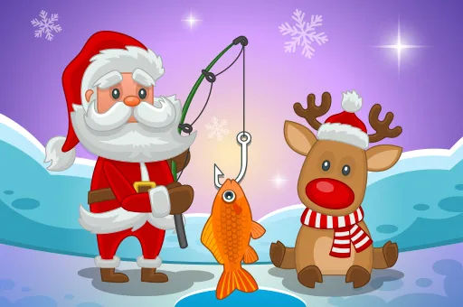 Santa's Christmas Fishing