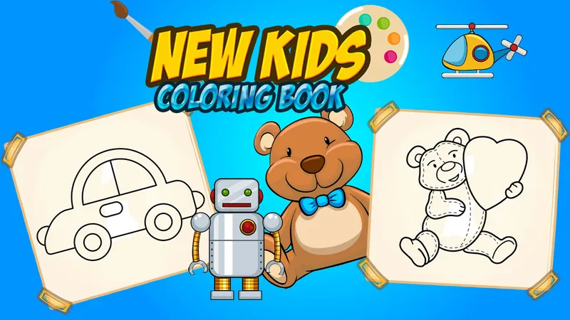 New Kids Coloring Book