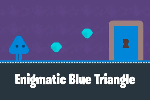 Enigmatic Blue Triangle