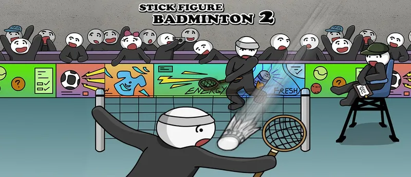 Stick Figure Badminton 2