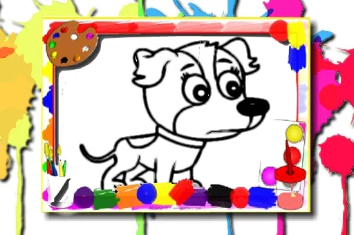 Dogs Coloring Book