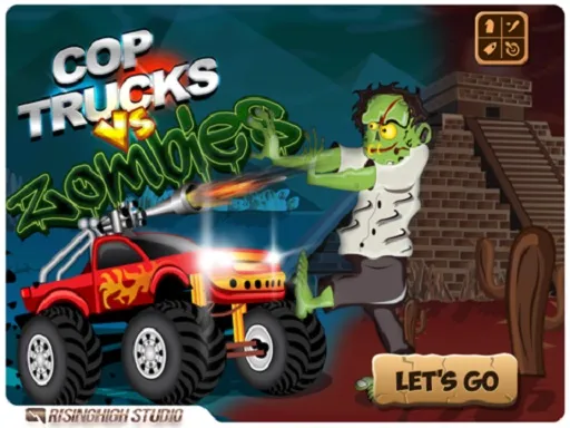 Monster Truck vs Zombie Death Shooting Game 