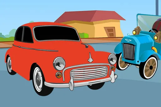 Old Timer Cars Coloring