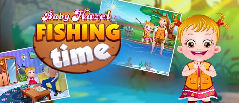 Baby Hazel Fishing Time