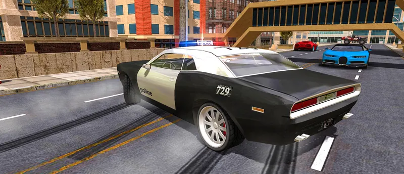 Police Car Stunt Simulation 3D