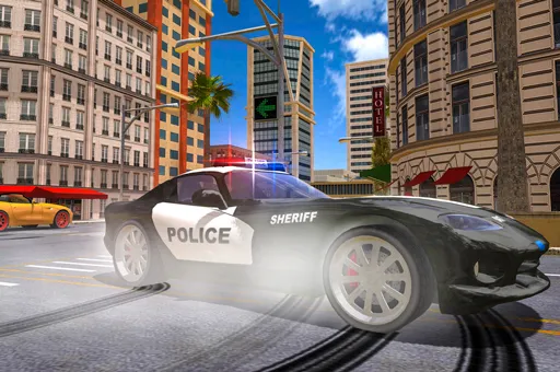 Police Car Stunt Simulation 3D