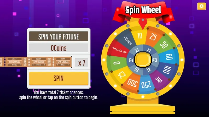 Pixel Gun Spin Wheel Earn Gems&Coins