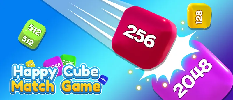 Chain Cube 2048 3D Merge Game