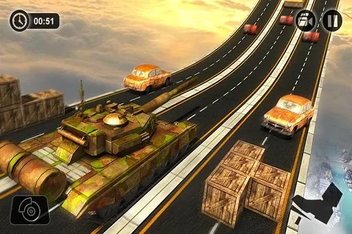 Impossible Army Tank Driving Simulator Tracks