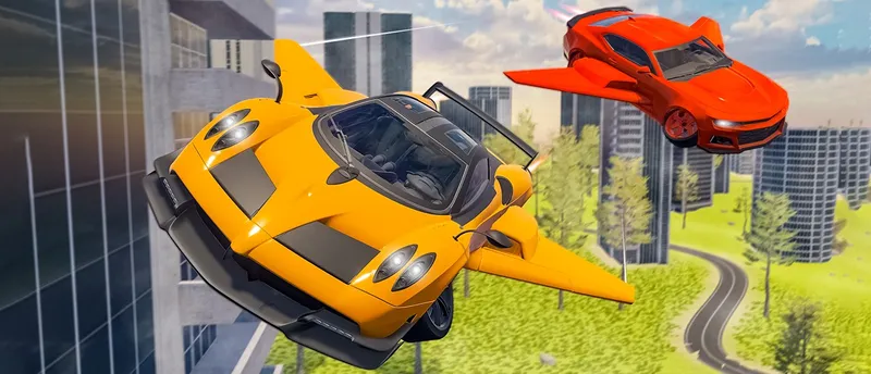 Real Sports Flying Car 3d