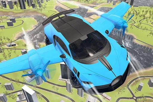 Real Sports Flying Car 3d