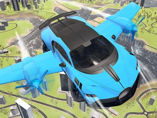 Real Sports Flying Car 3d